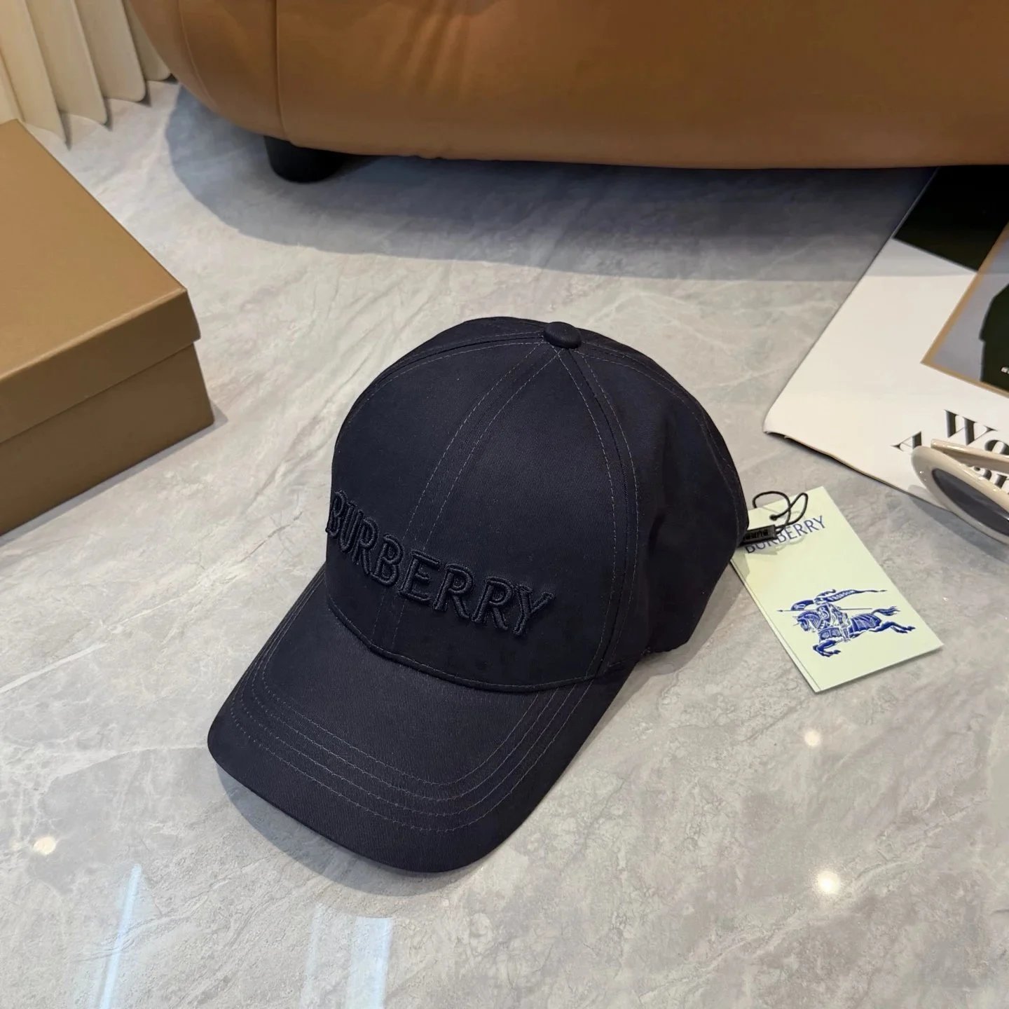 Burberry Hats Check Plaid Baseball Cap — GZMZ-21