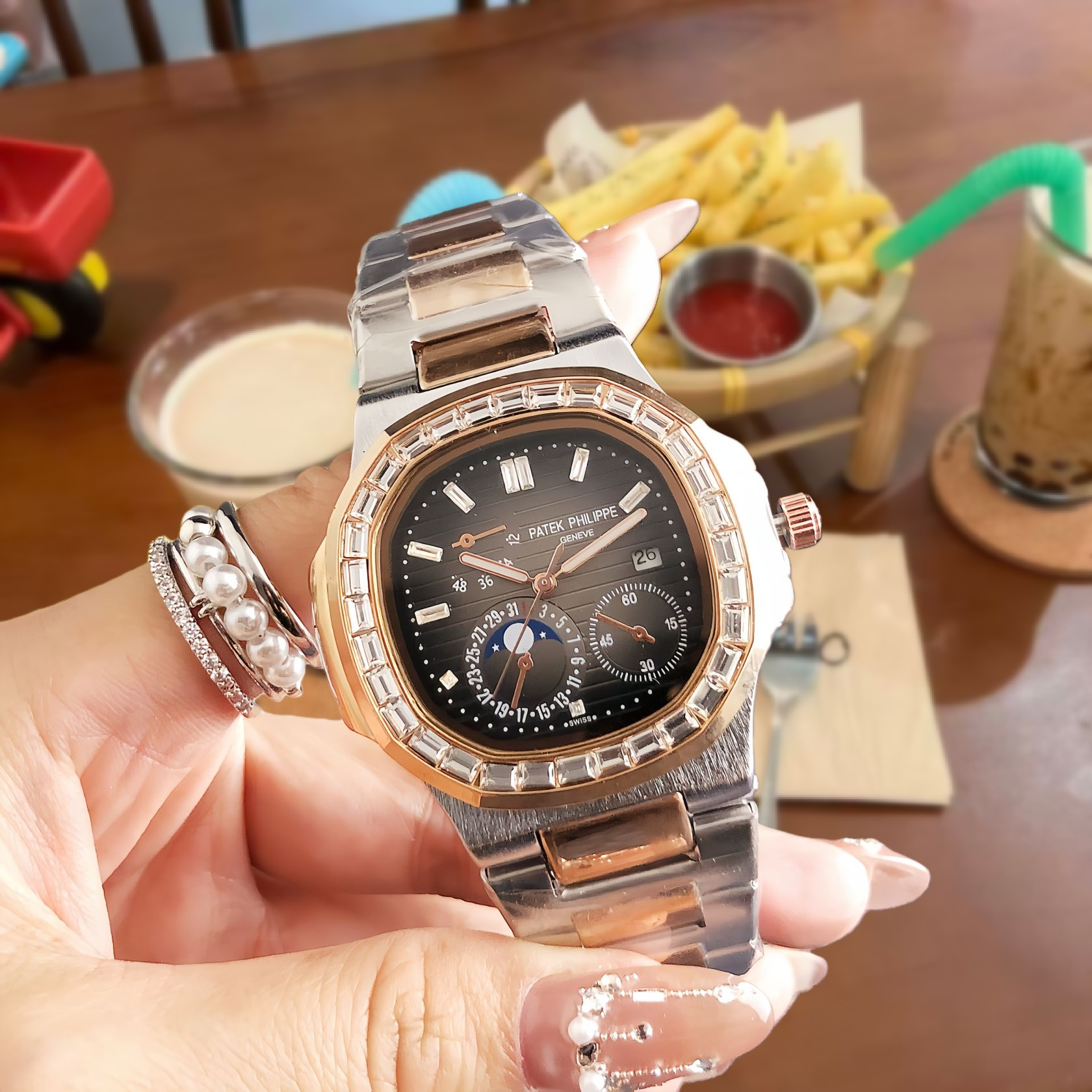 Patek Philippe Watches Metal Bracelet Watch — 21