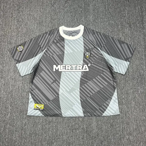 Design Mertra² Soccer Jersey Gray Multicolor Jersey - 1