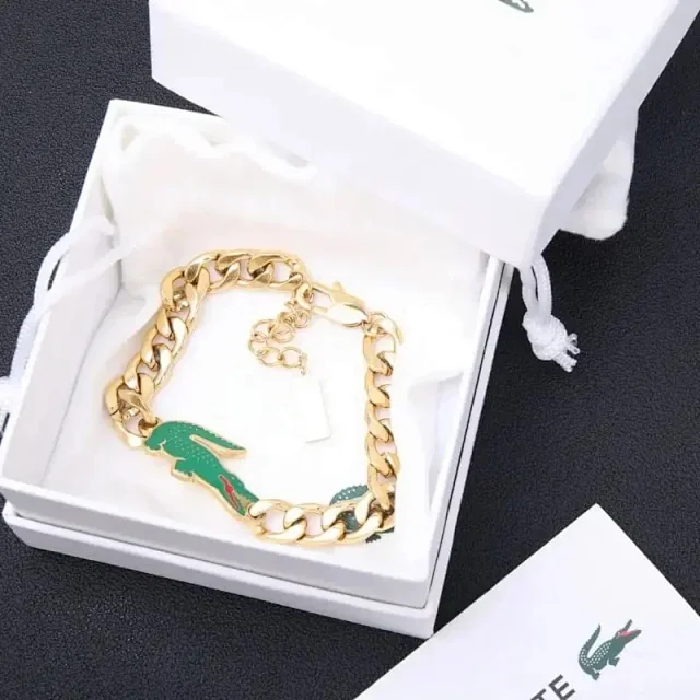 Lacoste Jewelry Crocodile Logo Bracelet product detail image 7