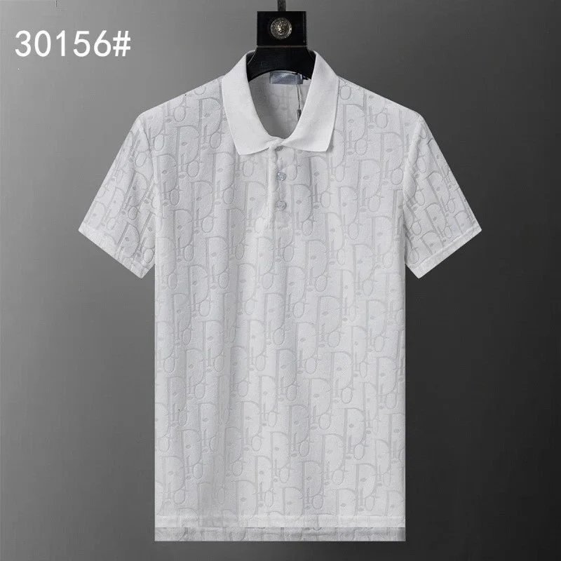 Lacoste Shirts Geometric Print Polo Shirt — 30156 white