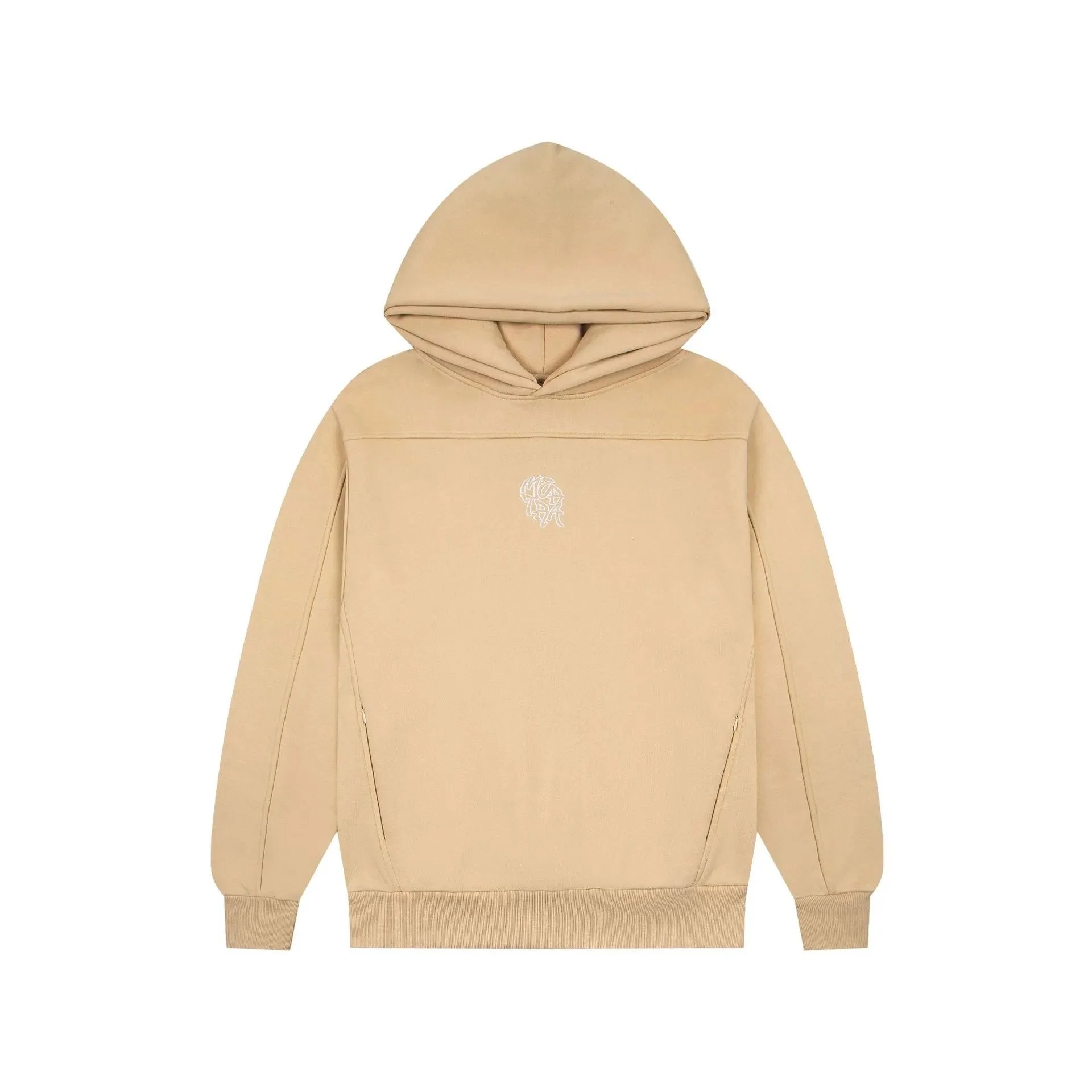 Unbranded Hoodies & Sweatshirts Color-Block Hooded Sweatshirt — 109 Khaki (Sweatshirt