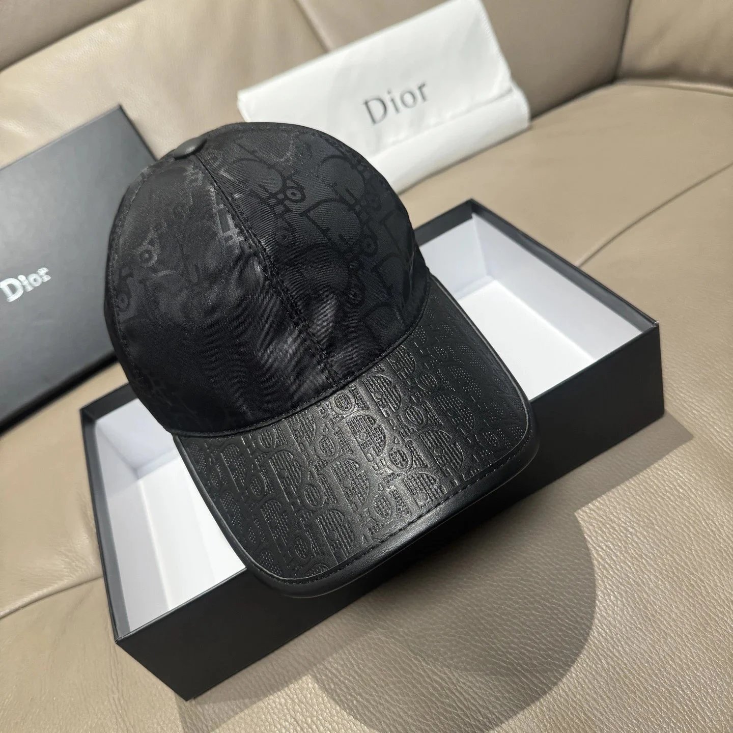 Dior Hats Oblique Jacquard Baseball Cap — GZMZ-07