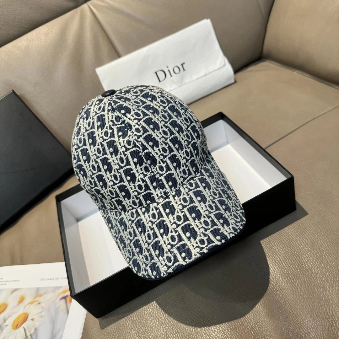 Dior Hats Oblique Jacquard Baseball Cap — GZMZ-17
