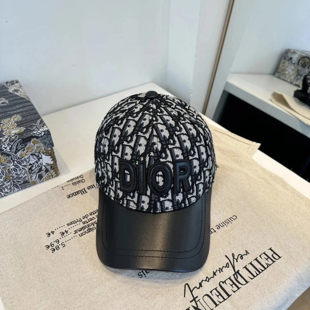 Dior Hats Oblique Jacquard Baseball Cap — GZMZ-34