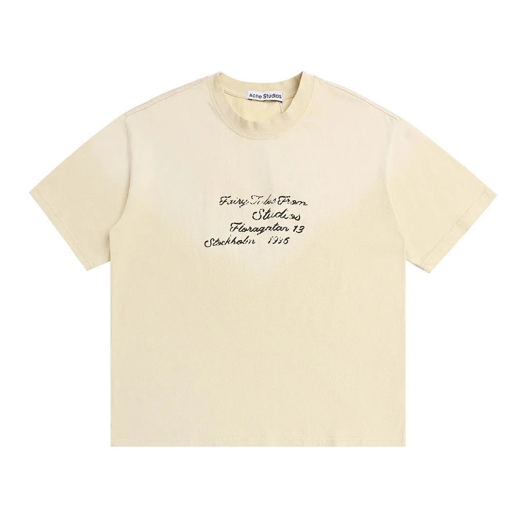 Acne Studios T-Shirts Stockholm 1996 graphic — AC15 Khaki