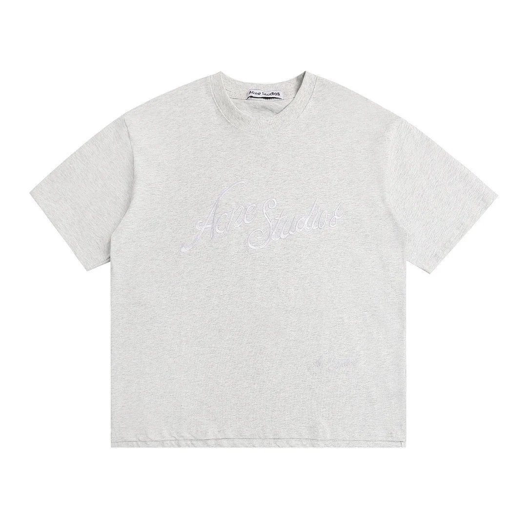 Acne Studios T-Shirts Stockholm 1996 graphic — AC25 Grey