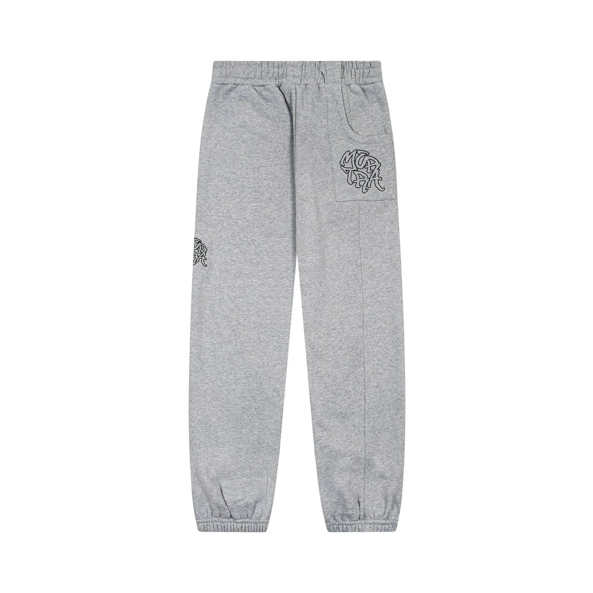 Unbranded Hoodies & Sweatshirts Color-Block Hooded Sweatshirt — ME09 Light Gray (Trousers)