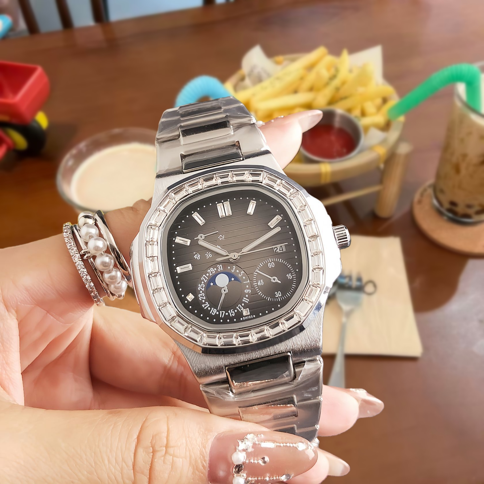 Patek Philippe Watches Metal Bracelet Watch — 14