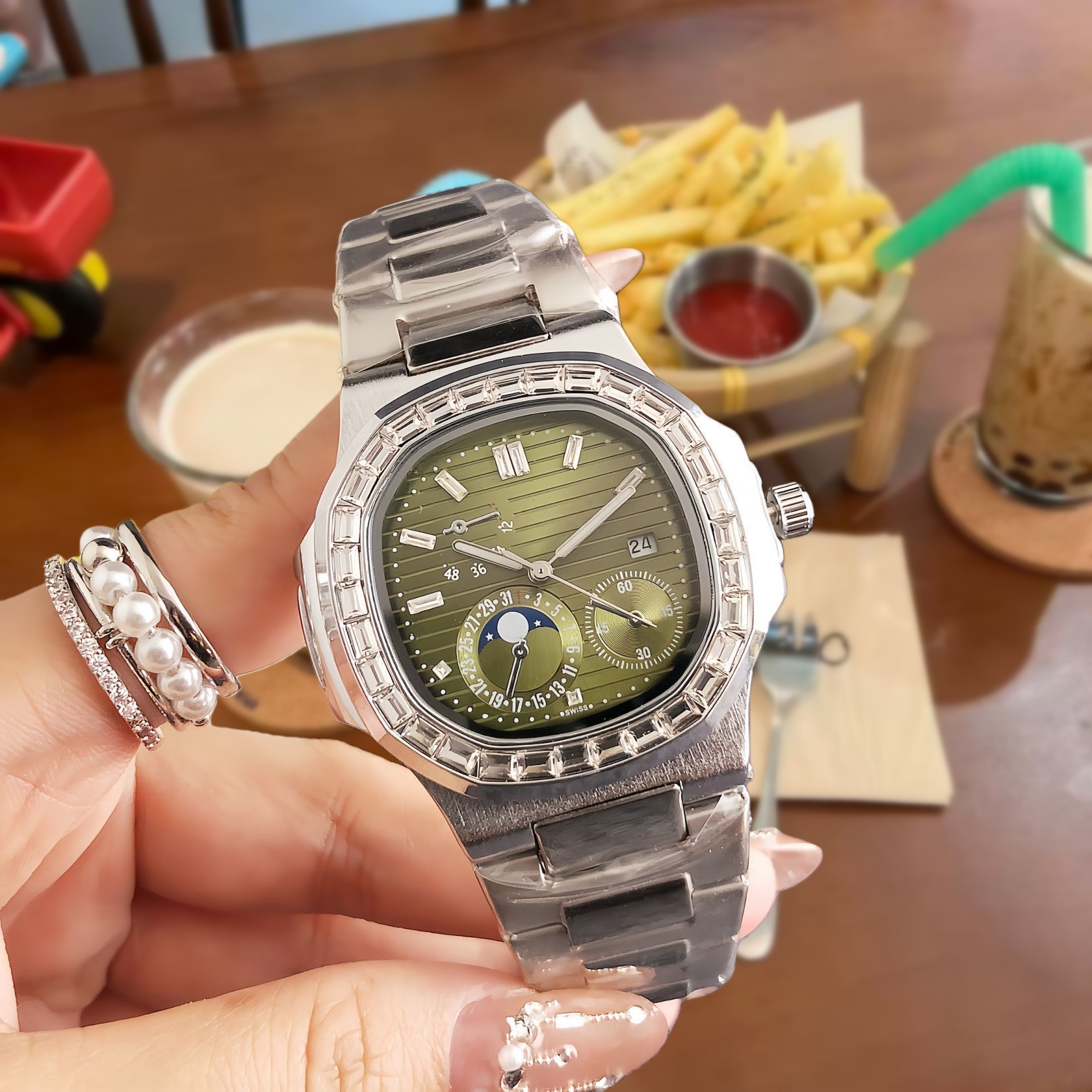 Patek Philippe Watches Metal Bracelet Watch — 15