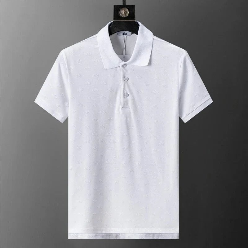 Lacoste Shirts Geometric Print Polo Shirt — 30164 white