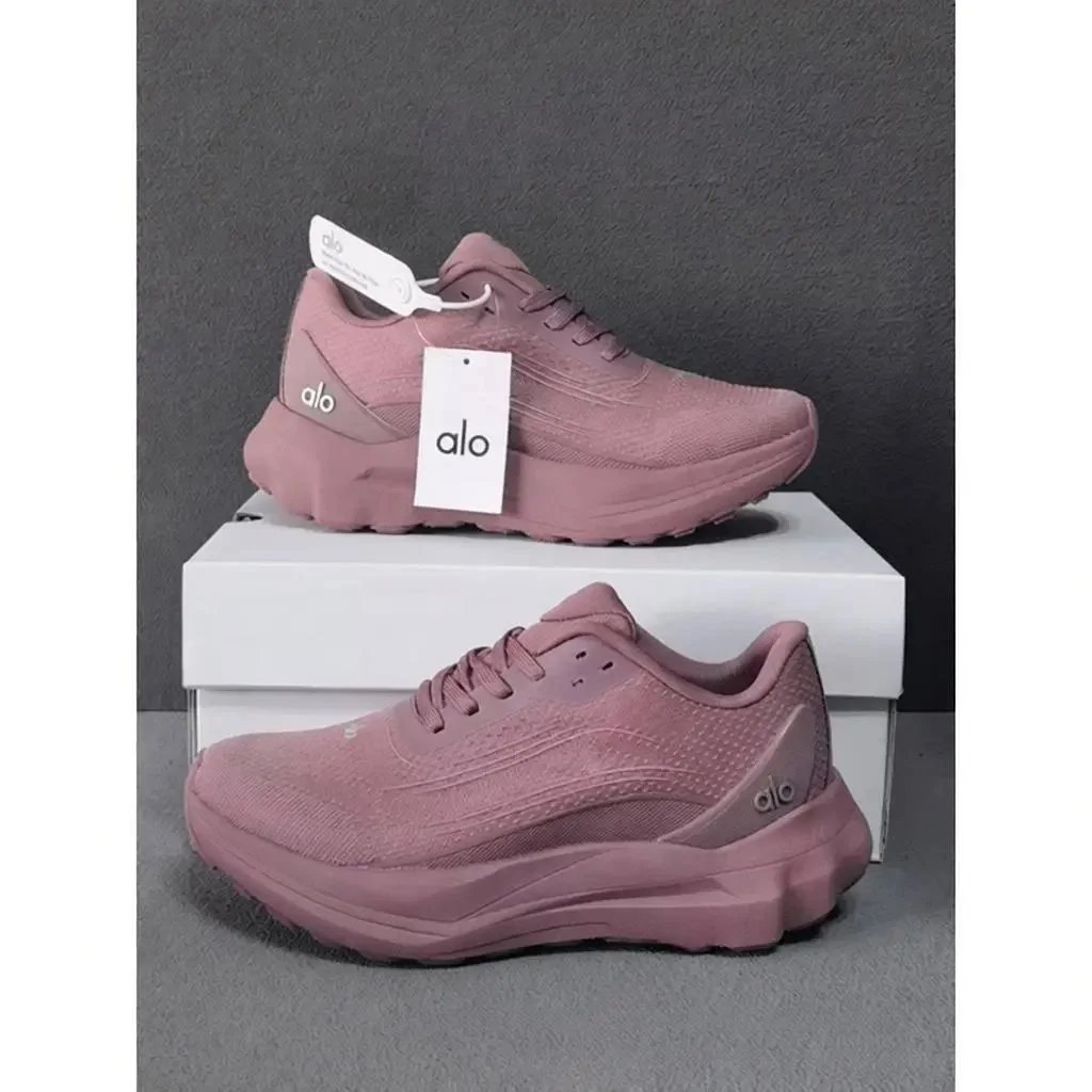 Alo Sneakers Mesh lace-up chunky sole — purple 36-41