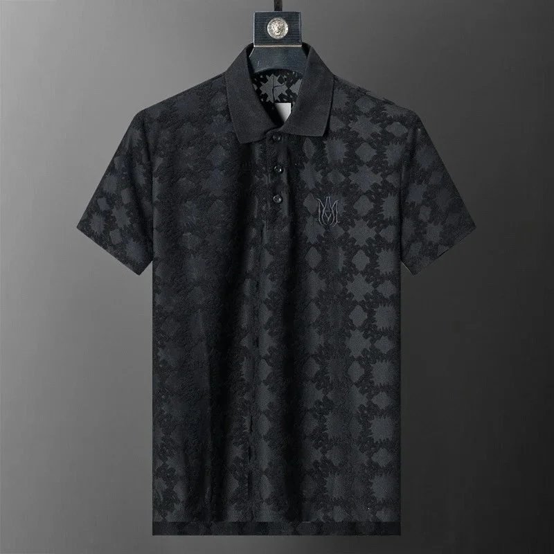 Balmain Shirts Short-Sleeve Polo Shirt — 30137 black