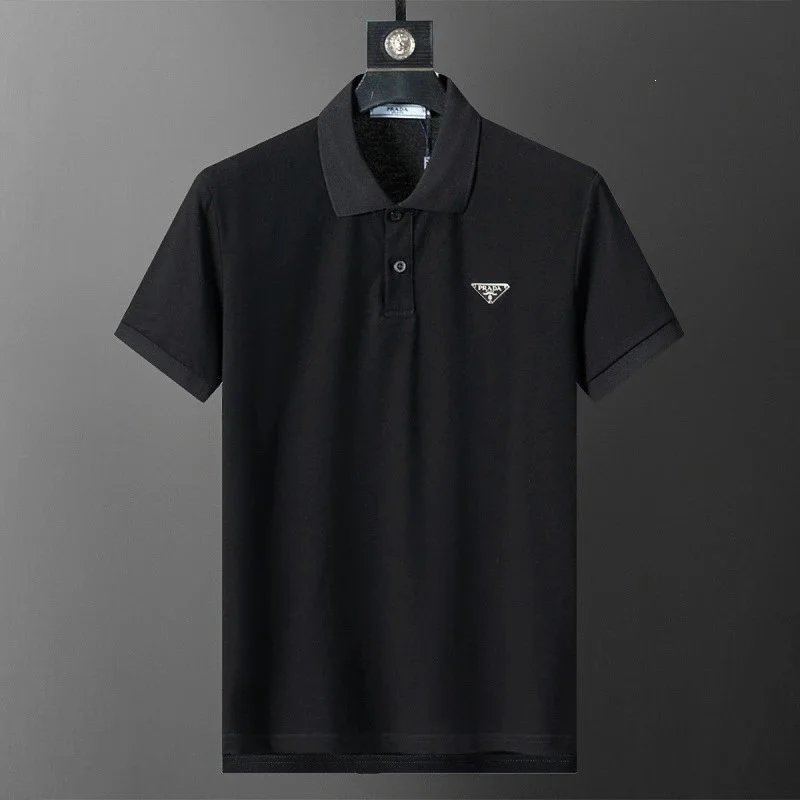 Lacoste Shirts Geometric Print Polo Shirt — 30142 black