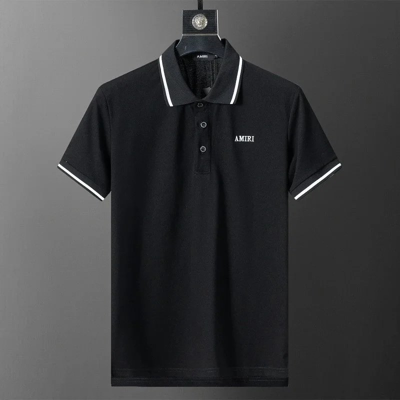 Balmain Shirts Short-Sleeve Polo Shirt — 30138 black
