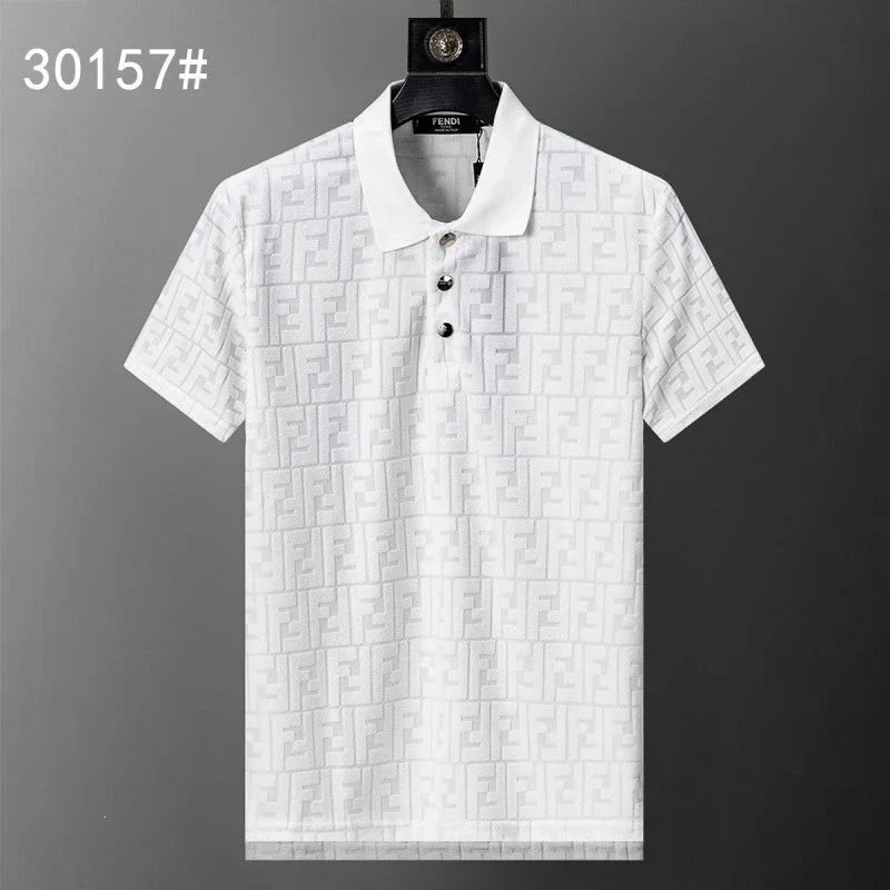 Lacoste Shirts Geometric Print Polo Shirt — 30157 white