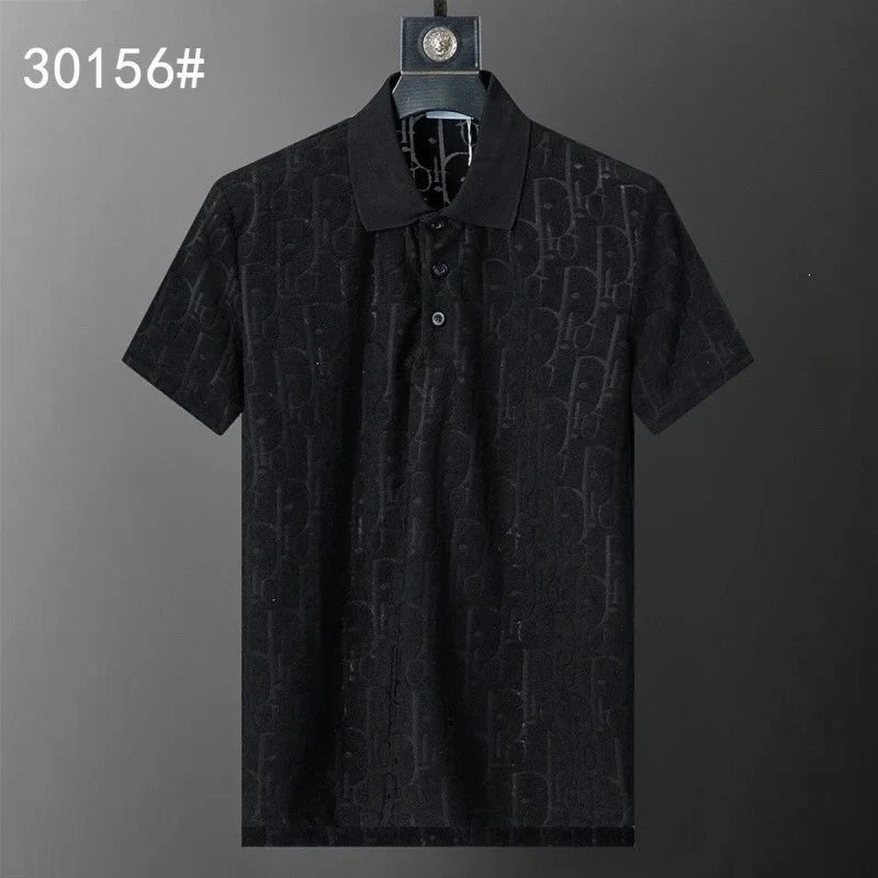 Lacoste Shirts Geometric Print Polo Shirt — 30156 black