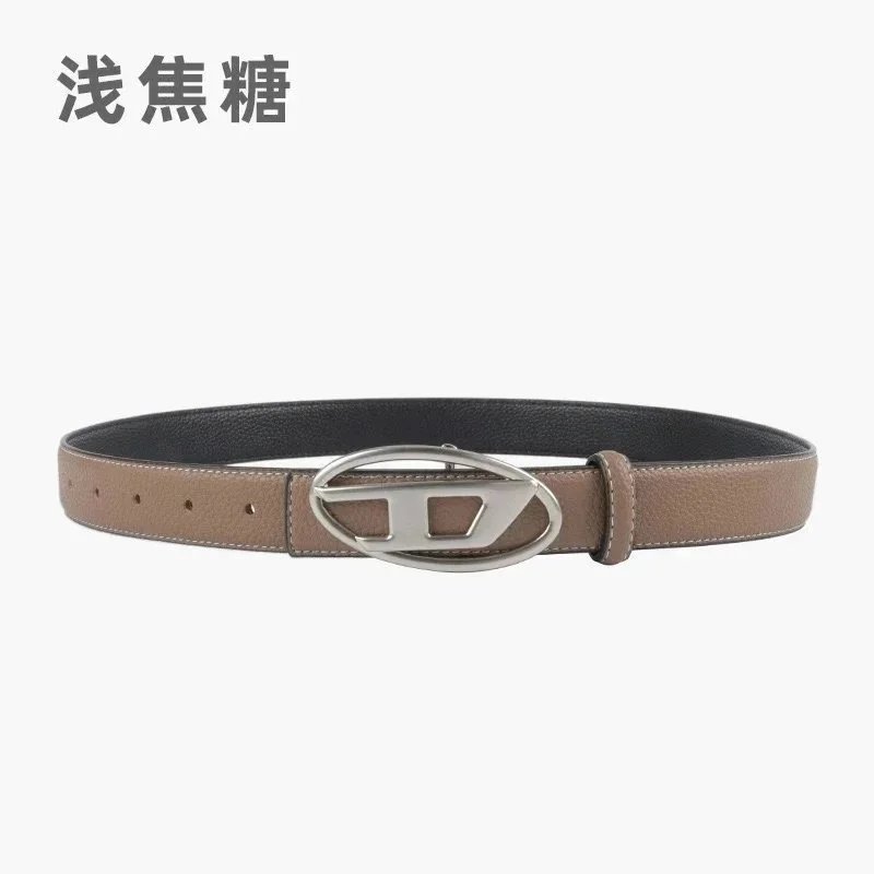 Unbranded Belts Oval H-Shaped Buckle Belt — BB-013
