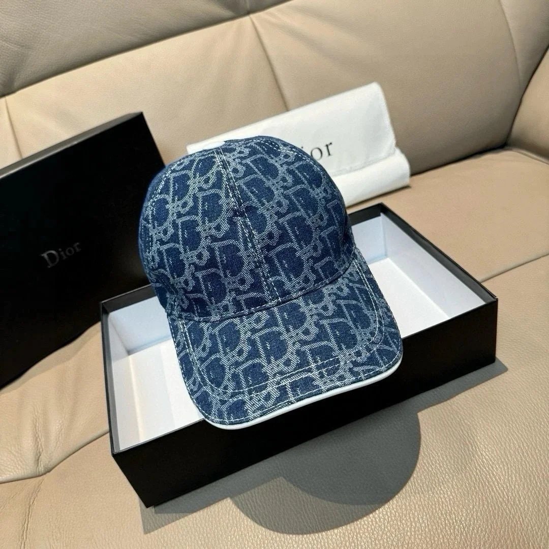 Dior Hats Oblique Jacquard Baseball Cap — GZMZ-05