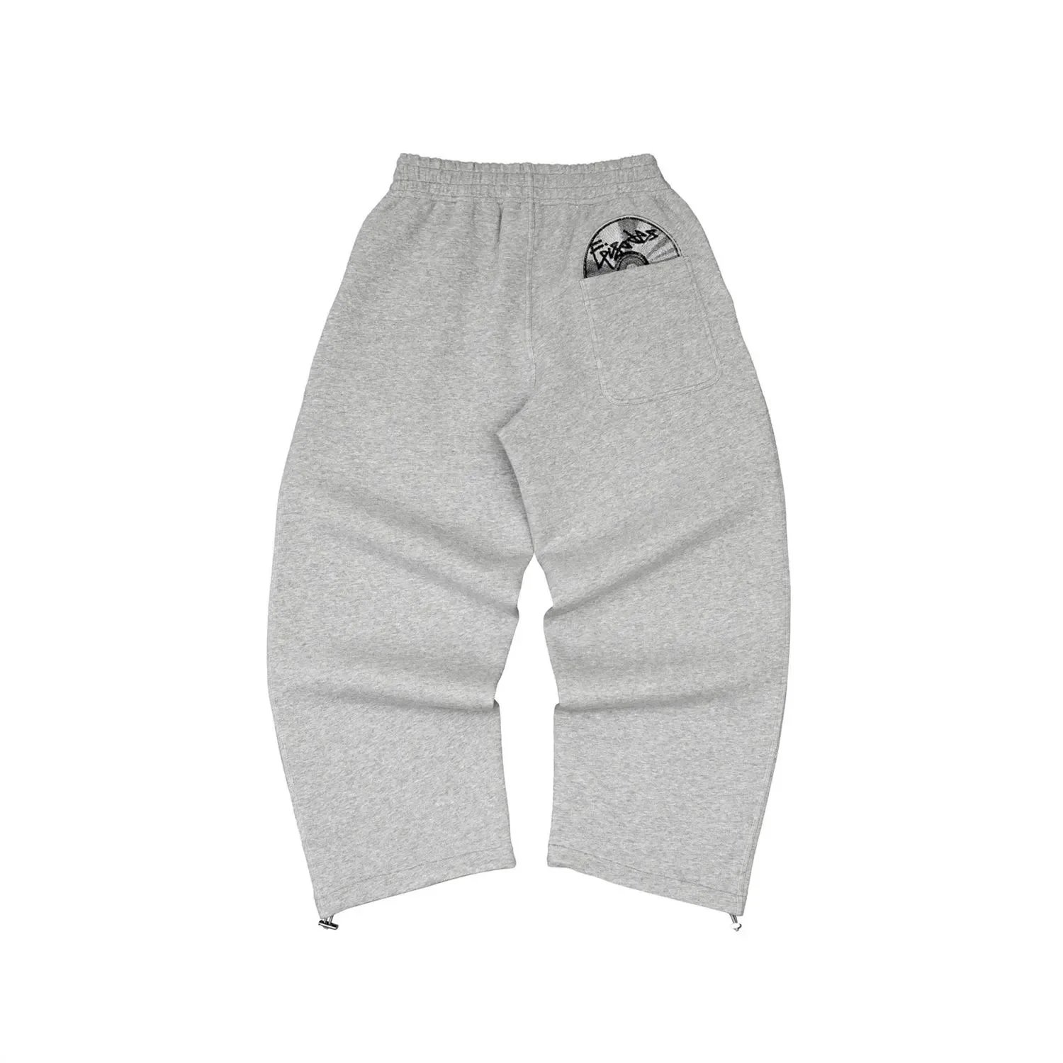 Unbranded Hoodies & Sweatshirts Oversized hoodie with kangaroo pocket and half-disc graphic applique image 5