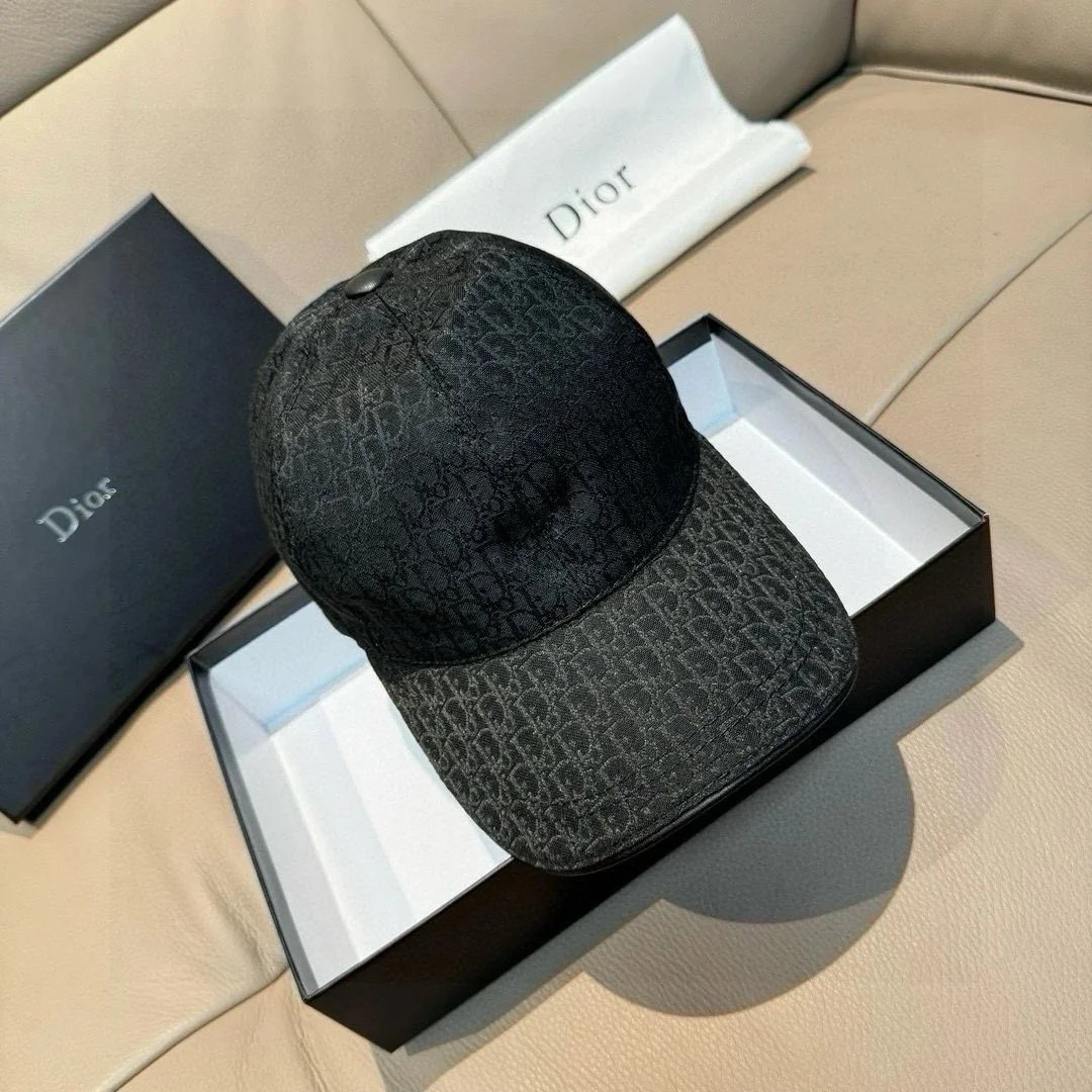 Dior Hats Oblique Jacquard Baseball Cap — GZMZ-19