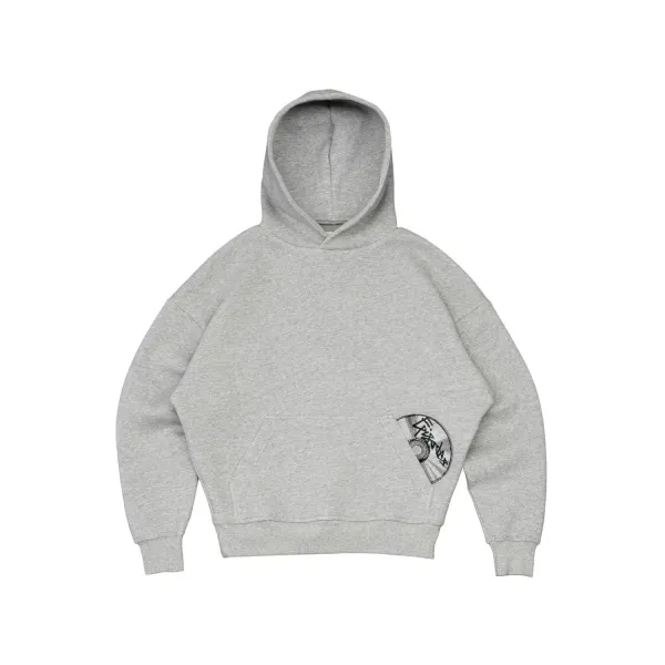 Badfriend CD Graphic Hoodie Gray - 1