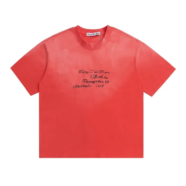 Acne Studios Fairy Tales From Studios T-Shirt Coral - 1