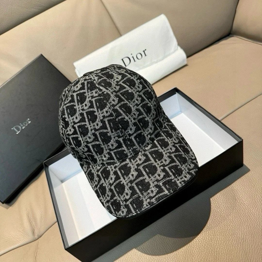 Dior Hats Oblique Jacquard Baseball Cap — GZMZ-04
