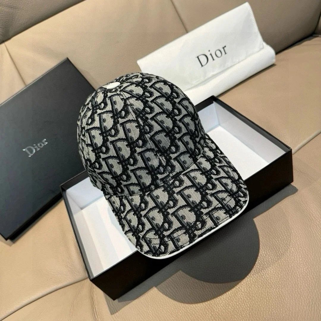 Dior Hats Oblique Jacquard Baseball Cap — GZMZ-18