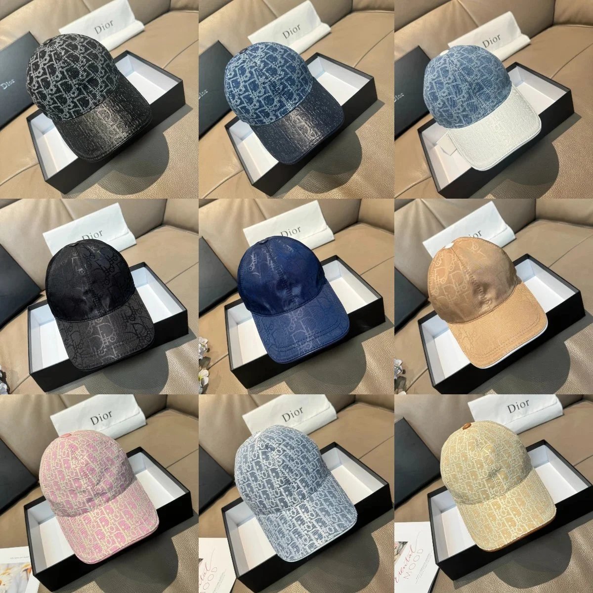 Dior Hats Oblique Jacquard Baseball Cap image 1