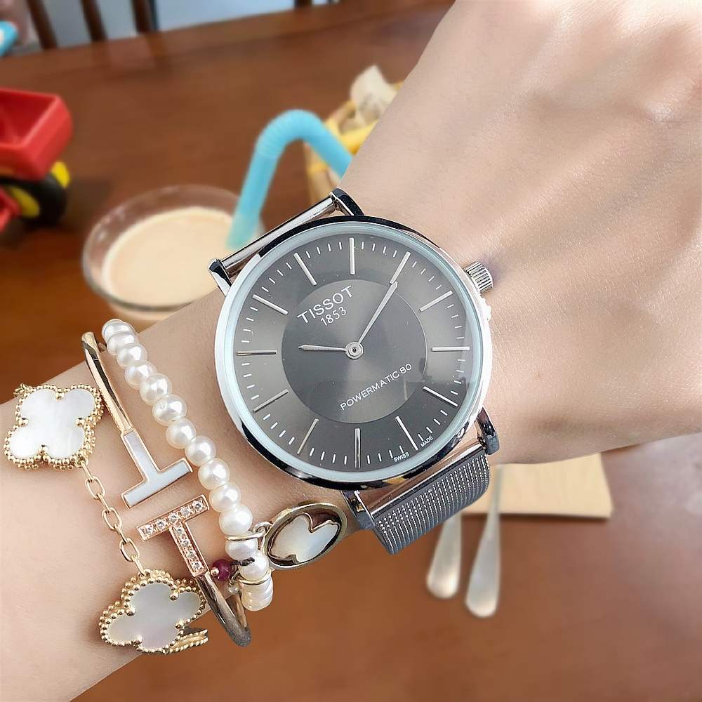 Tissot Watches Analog wristwatch with metal bracelet image 6