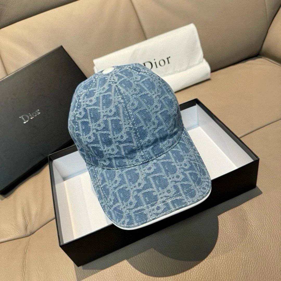 Dior Hats Oblique Jacquard Baseball Cap — GZMZ-06