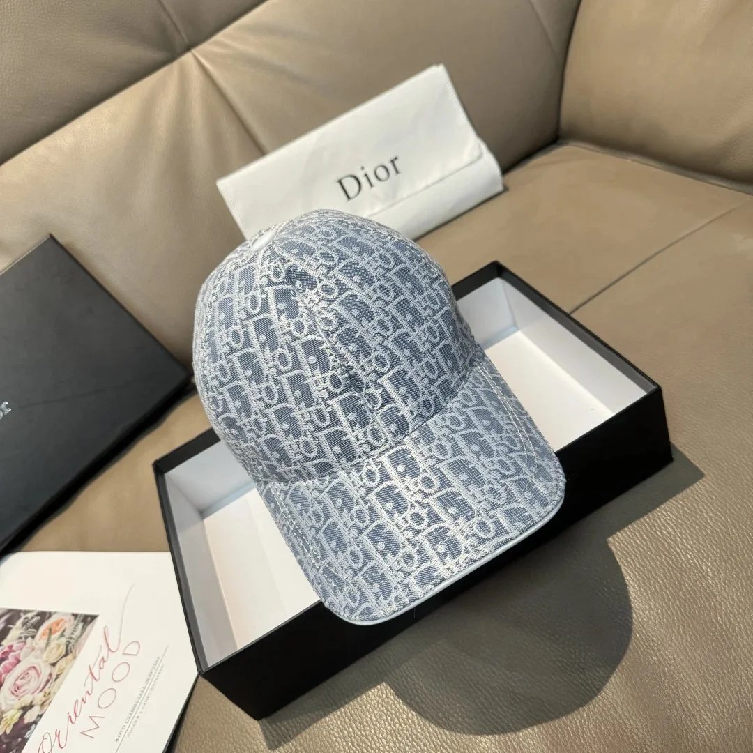 Dior Hats Oblique Jacquard Baseball Cap — GZMZ-14