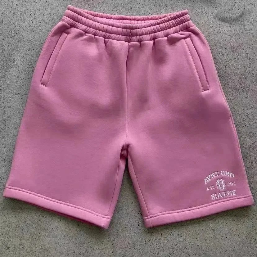 Unbranded T-Shirts Short-Sleeve Raglan T-Shirt with Chest Graphic — Pink shorts