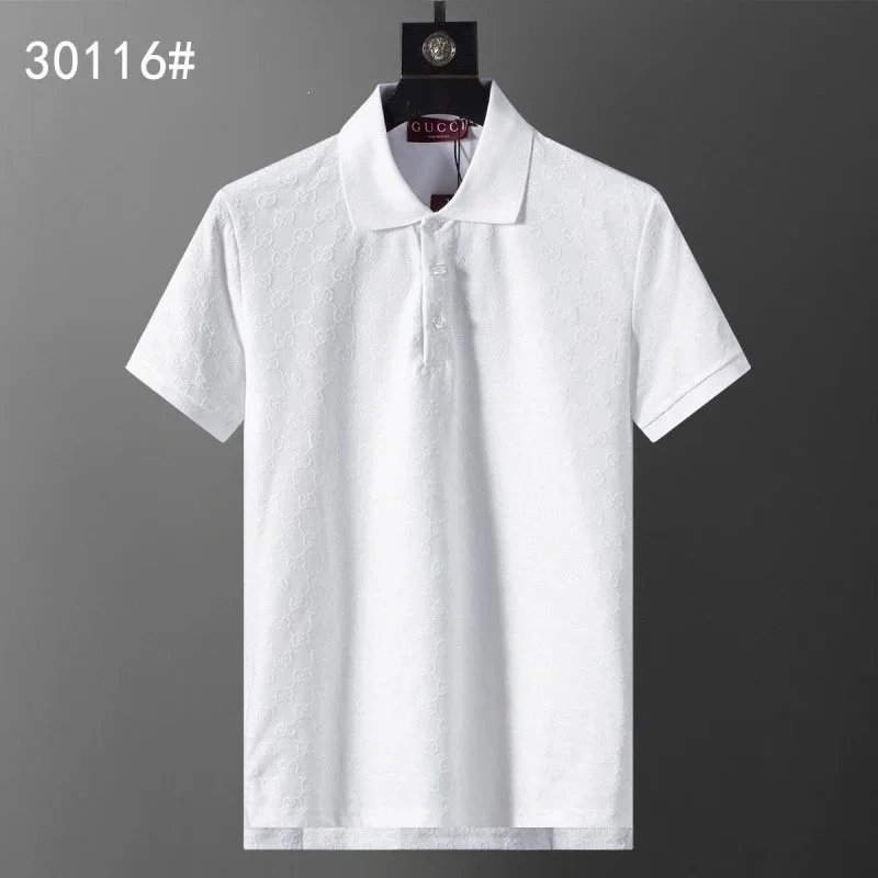 Lacoste Shirts Geometric Print Polo Shirt — 30116 white