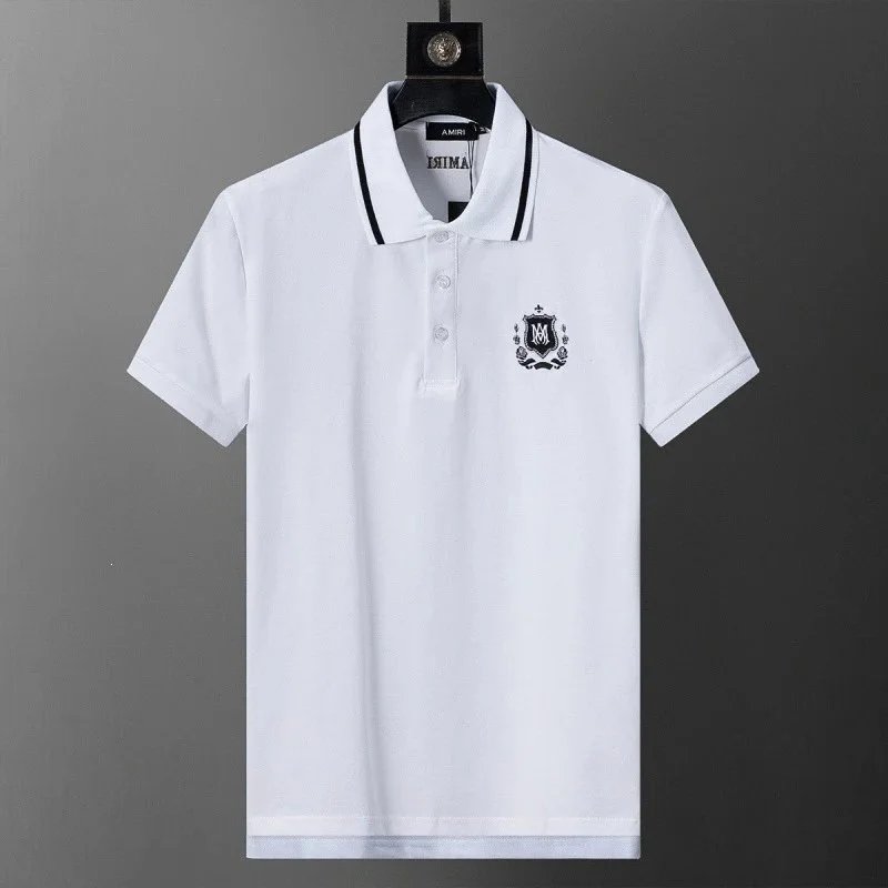 Balmain Shirts Short-Sleeve Polo Shirt — 30139 white