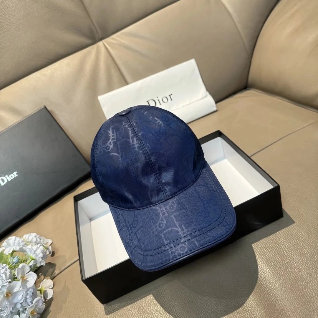 Dior Hats Oblique Jacquard Baseball Cap image 11