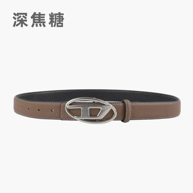Unbranded Belts Oval H-Shaped Buckle Belt — BB-014
