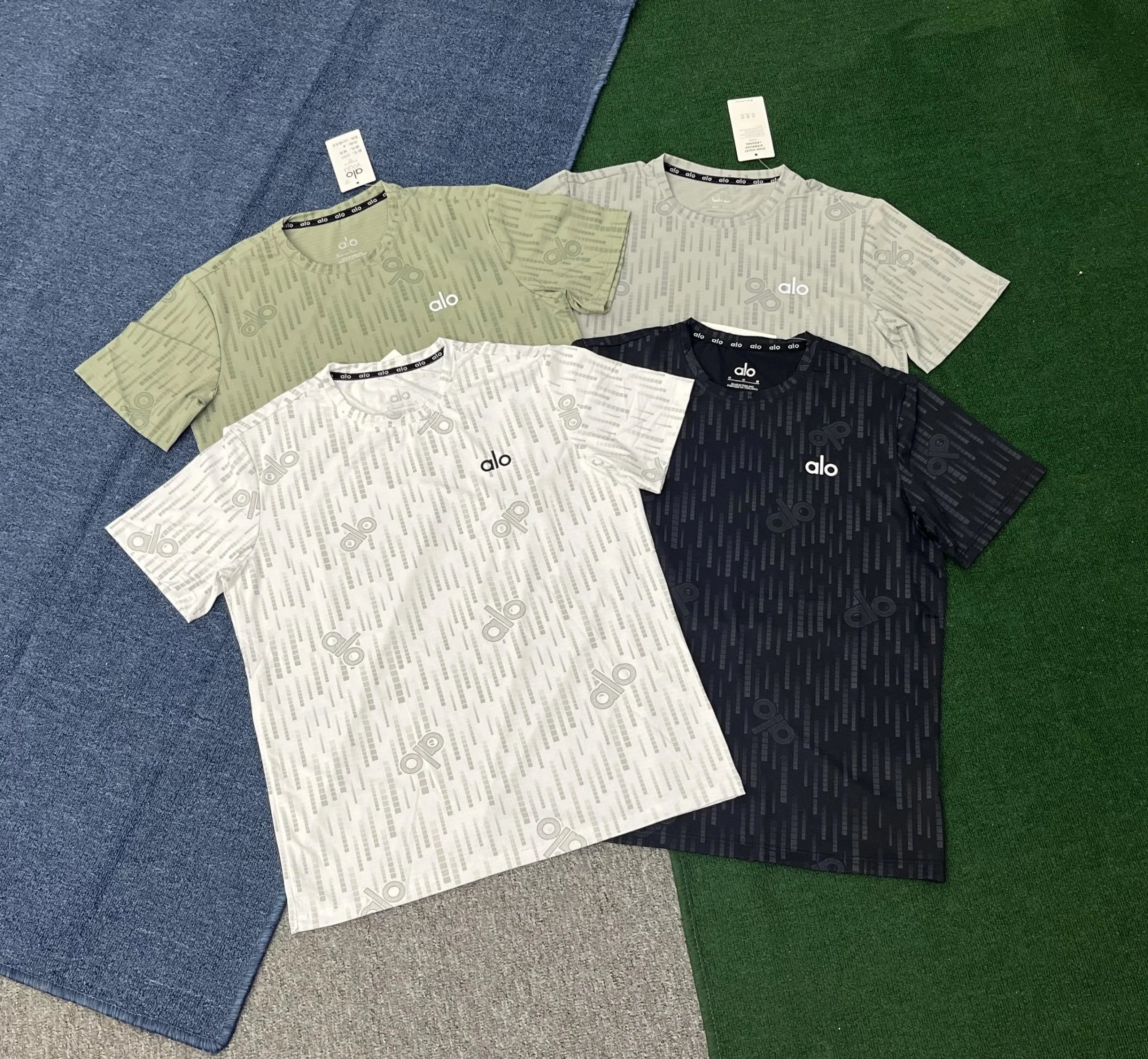 On T-Shirts Marble-print raglan short-sleeve T-shirt image 6