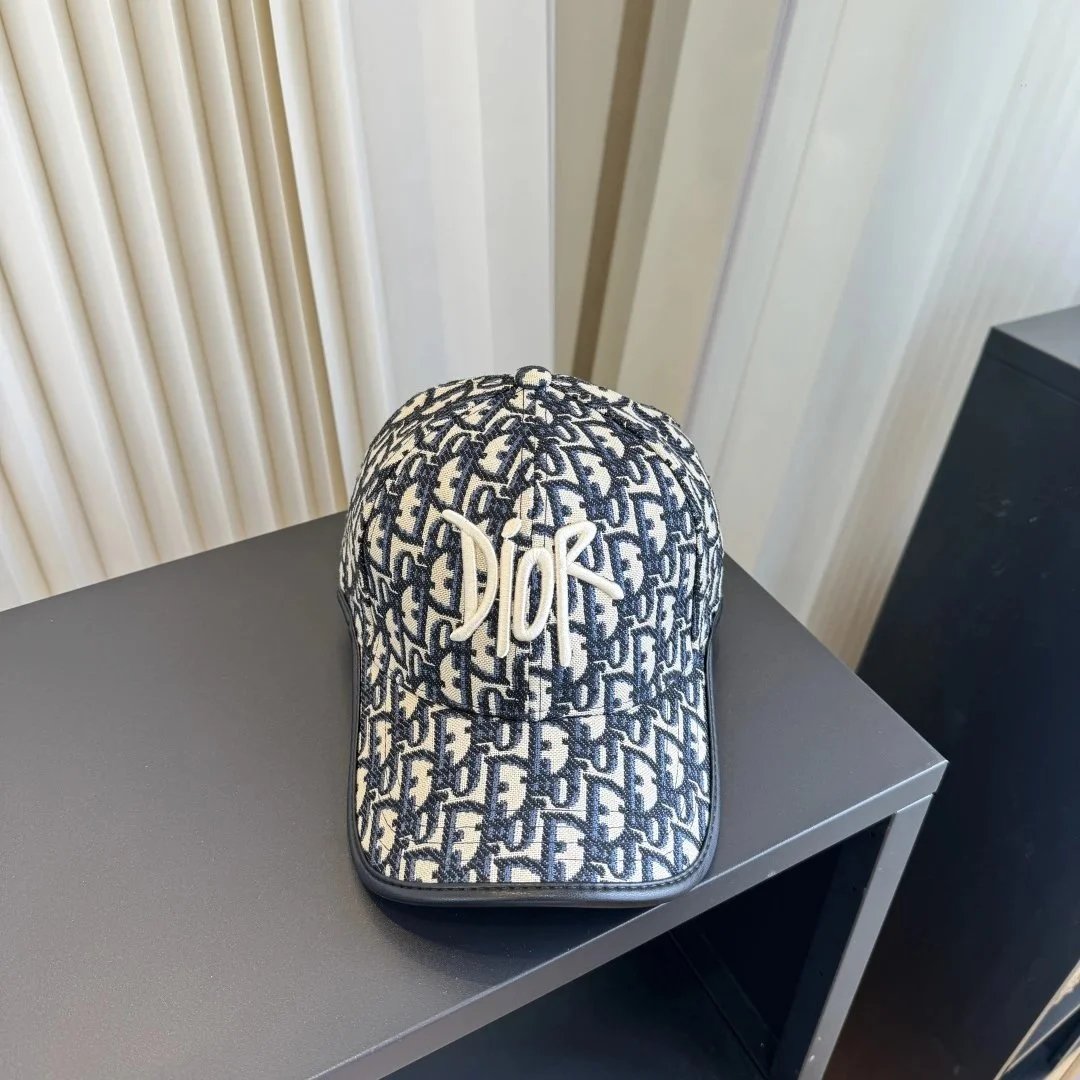 Dior Hats Oblique Jacquard Baseball Cap — GZMZ-22