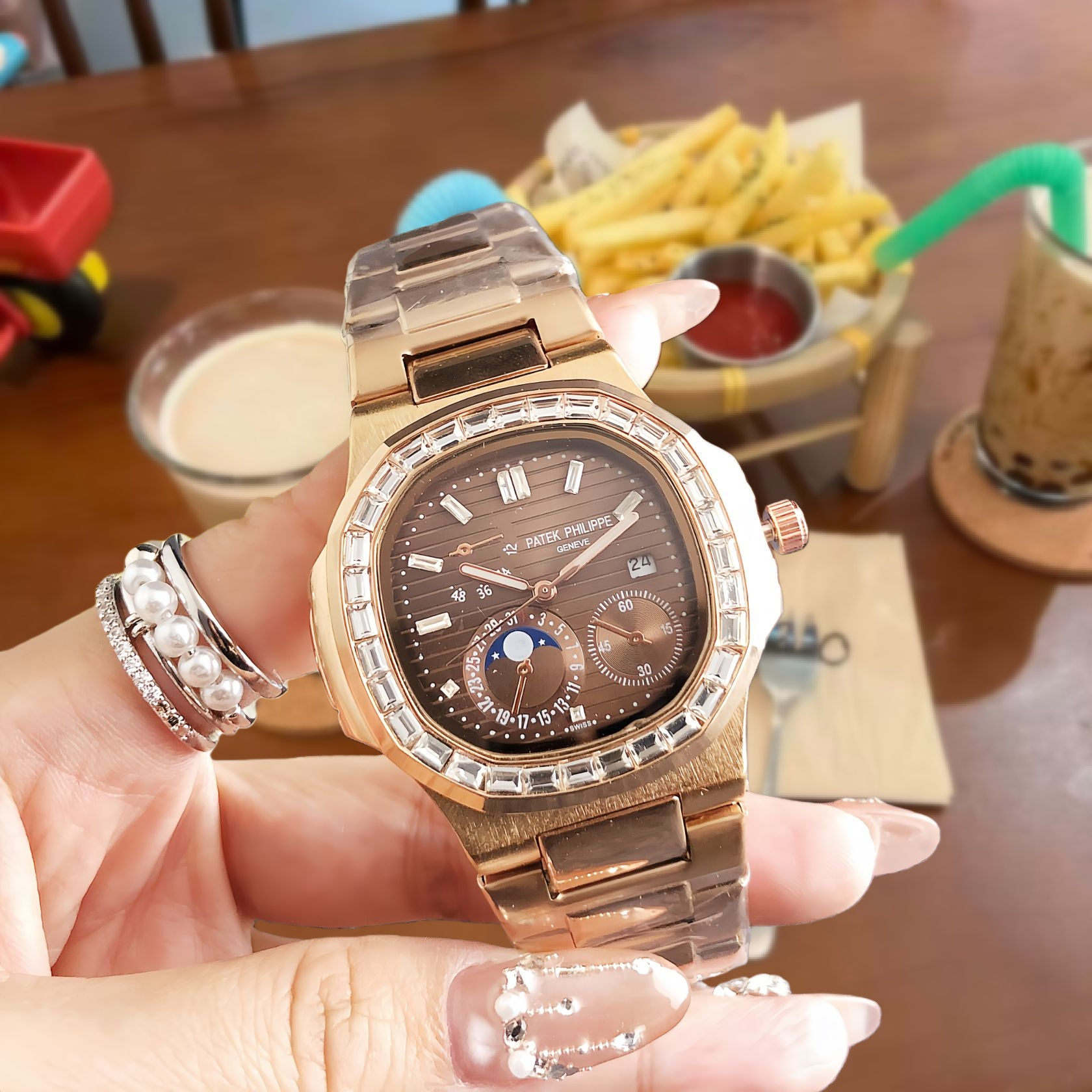 Patek Philippe Watches Metal Bracelet Watch — 19