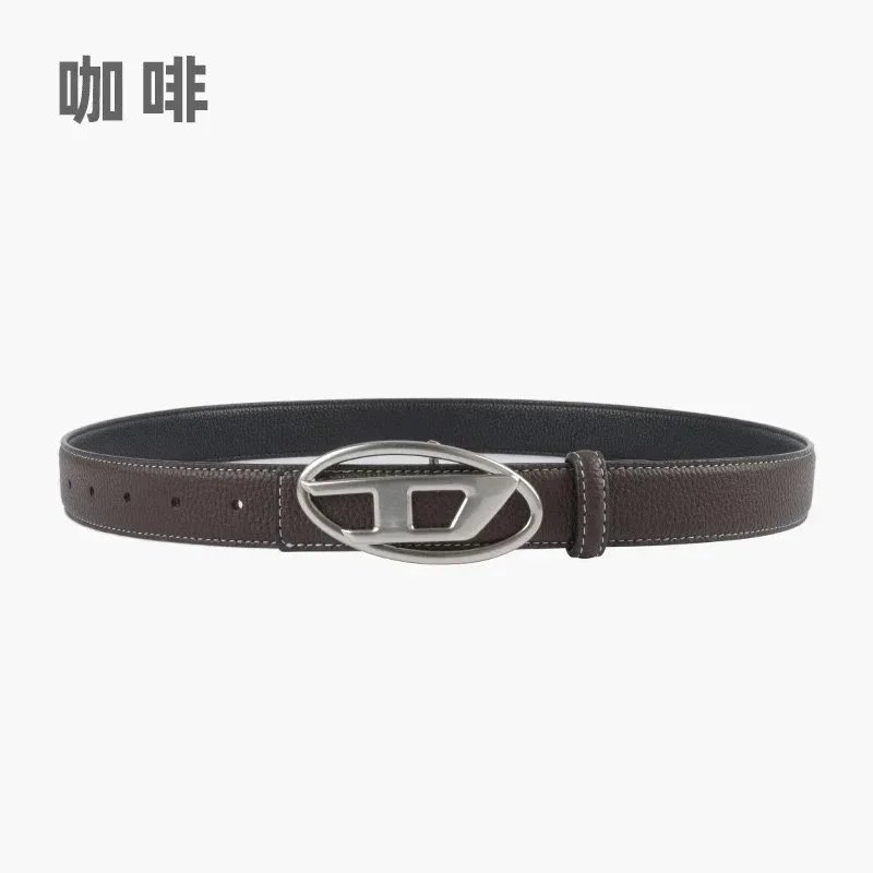 Unbranded Belts Oval H-Shaped Buckle Belt — BB-007