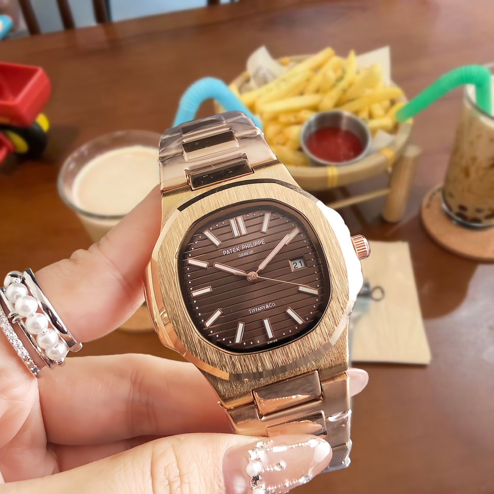 Patek Philippe Watches Metal Bracelet Watch — 28