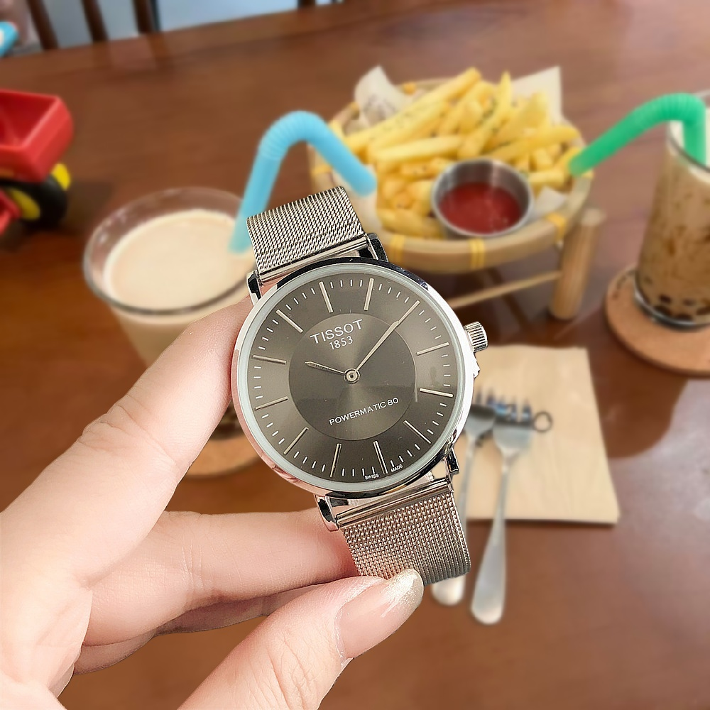Tissot Watches Analog wristwatch with metal bracelet — 4