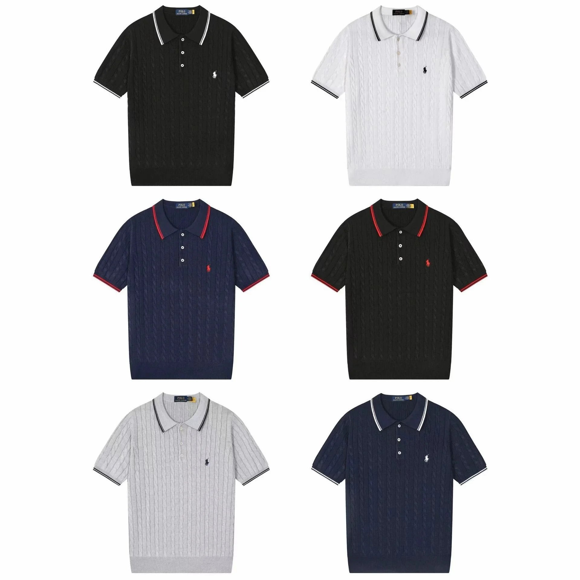 Polo Ralph Lauren Knitwear Short-sleeve knit shirt with embroidered pony logo image 5