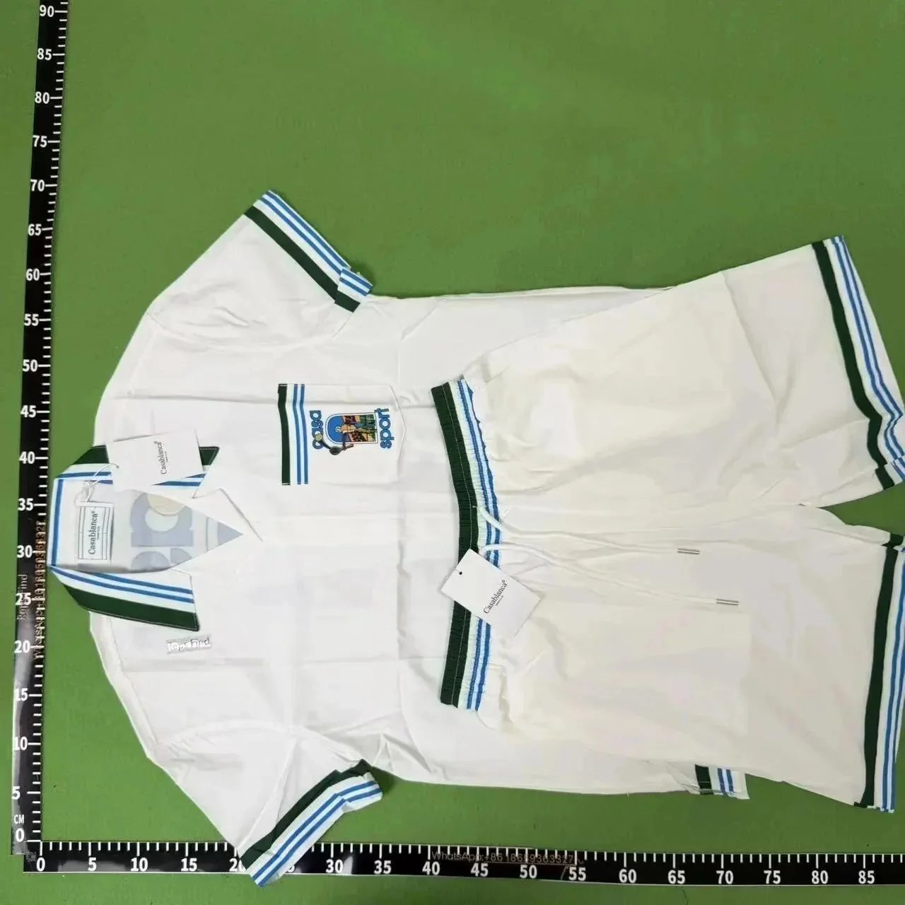 Casablanca Matching Sets Short-Sleeve Printed Shirt and Shorts Set — C209+C309
