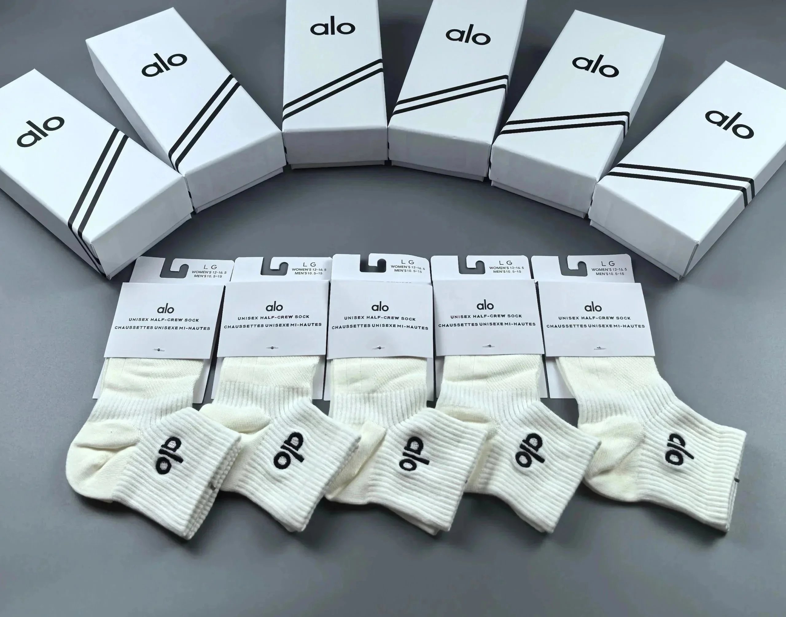 Nike Socks Swoosh crew — Alo mid-calf socks (5 white)