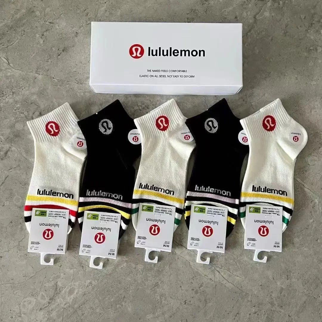lululemon Socks Ribbed Crew — Women's No. 12 boat socks (5 pairs)