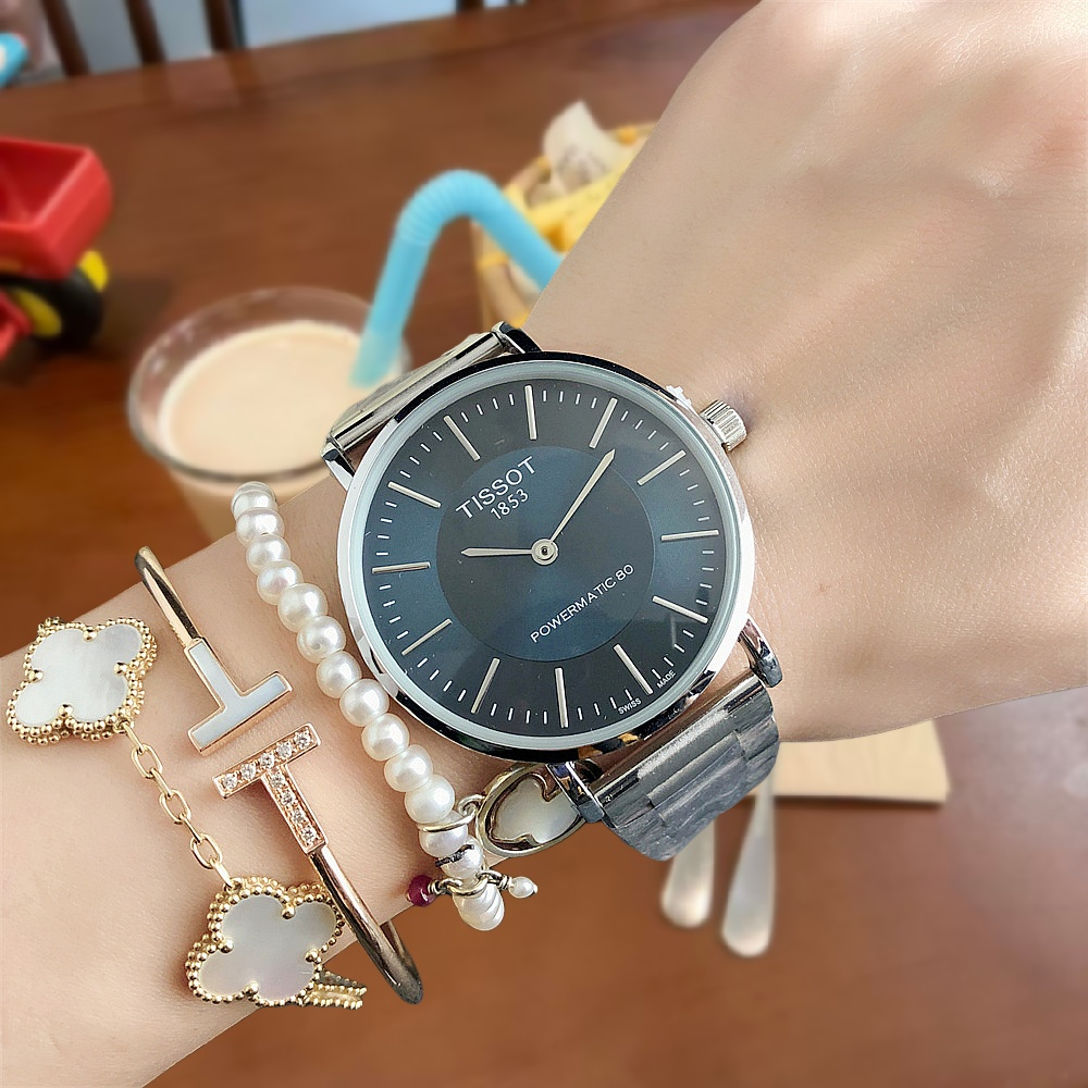 Tissot Watches Analog wristwatch with metal bracelet image 5