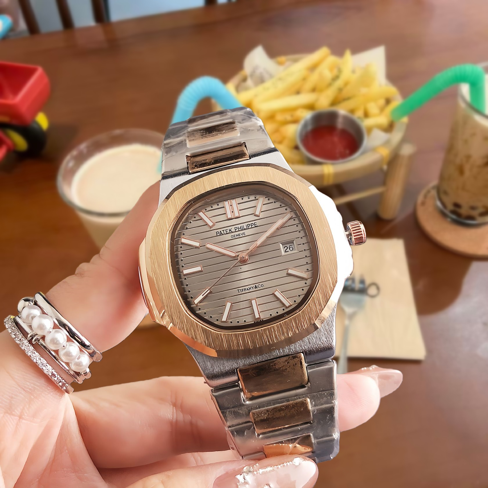Patek Philippe Watches Metal Bracelet Watch — 32